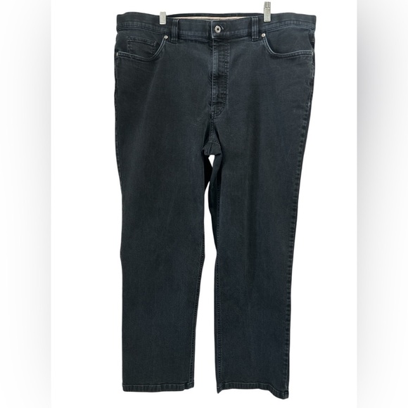 Hiltl ZE500 Black Washed Straight Leg Denim Jeans - Size 42x30 - Picture 1 of 12